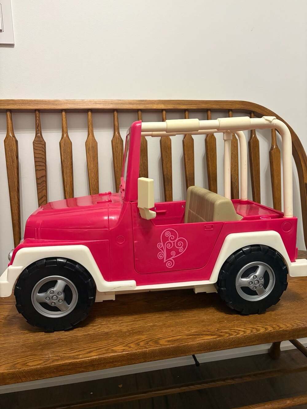 Our Generation Pink Off-Road Cruiser Doll Jeep